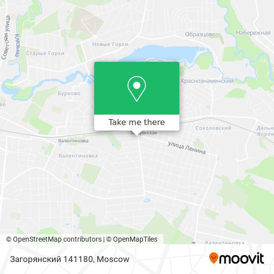 Загорянский 141180 map