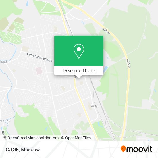 СДЭК map