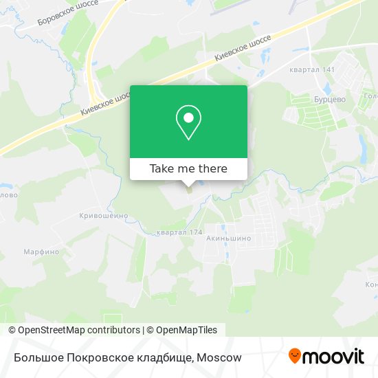 Большое Покровское кладбище map