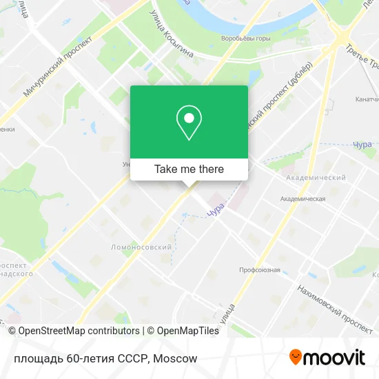 площадь 60-летия СССР map