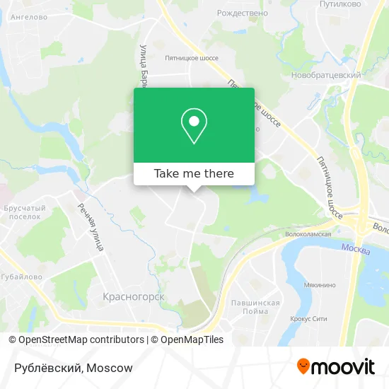 Рублёвский map