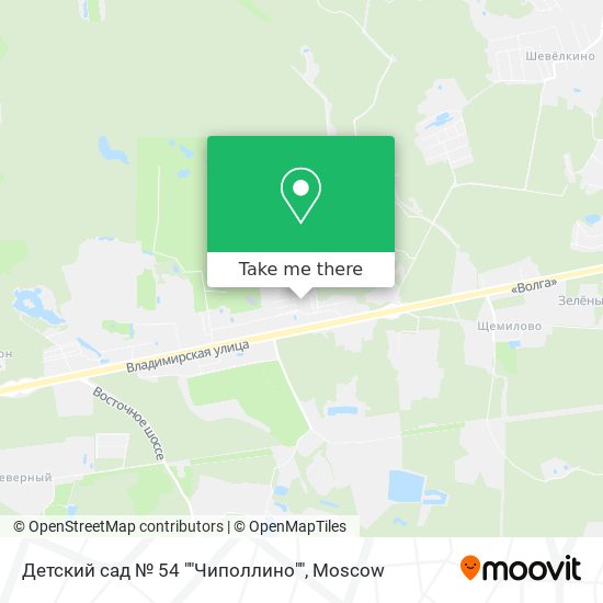 Детский сад № 54 ""Чиполлино"" map