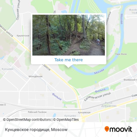 Кунцевское городище map