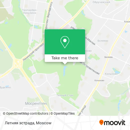 Летняя эстрада map