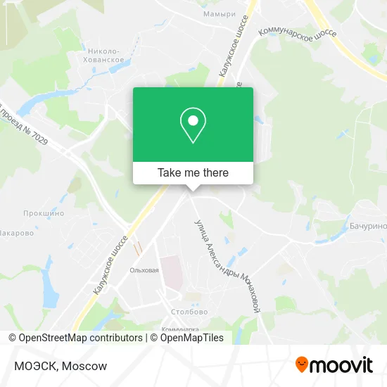 МОЭСК map