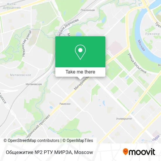 Общежитие №2 РТУ МИРЭА map