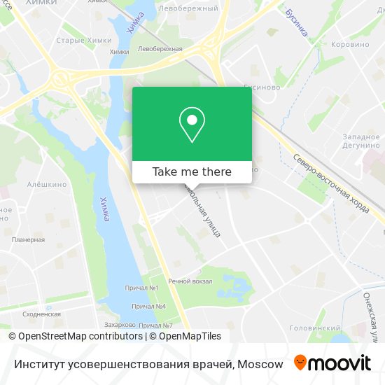 Институт усовершенствования врачей map