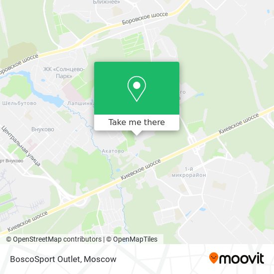 BoscoSport Outlet map