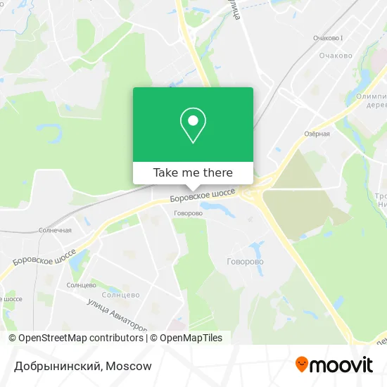 Добрынинский map