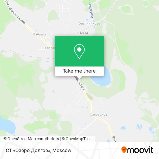 СТ «Озеро Долгое» map