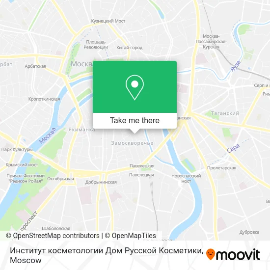 Институт косметологии Дом Русской Косметики map