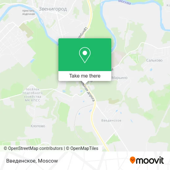 Введенское map