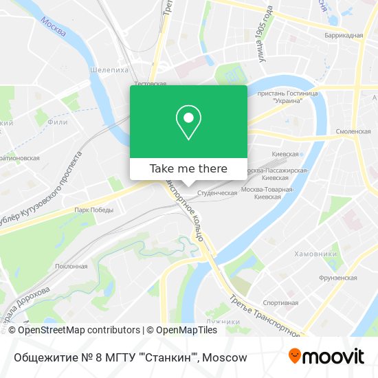 Общежитие № 8 МГТУ ""Станкин"" map