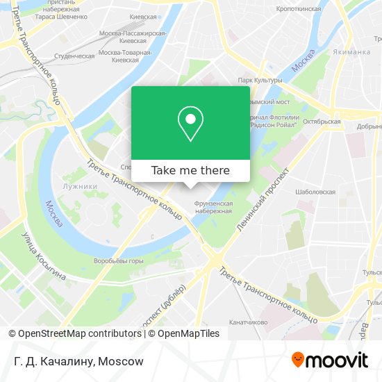 Г. Д. Качалину map