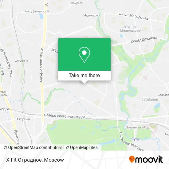 X-Fit Отрадное map