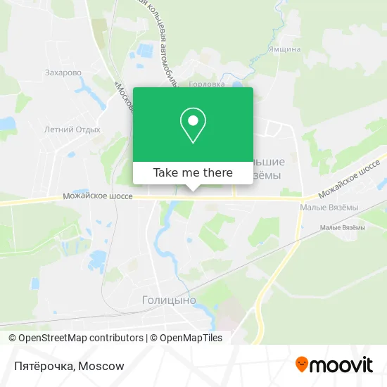 Пятёрочка map