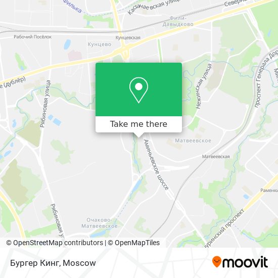 Бургер Кинг map