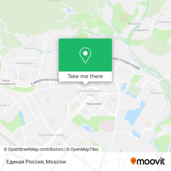 Единая Россия map