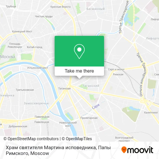 Храм святителя Мартина исповедника, Папы Римского map