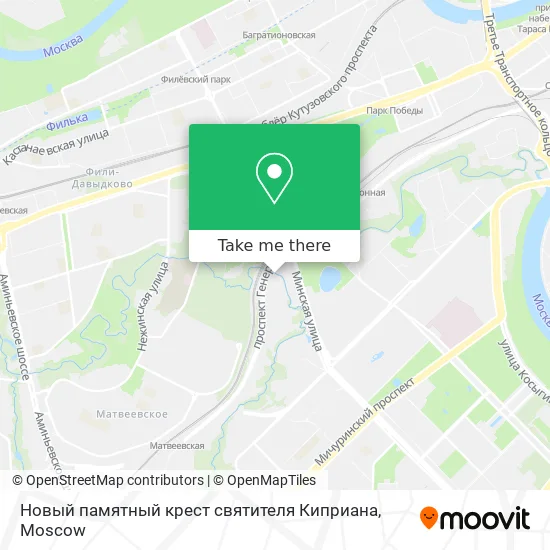 Новый памятный крест святителя Киприана map