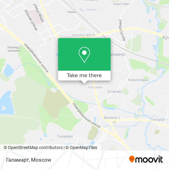 Галамарт map