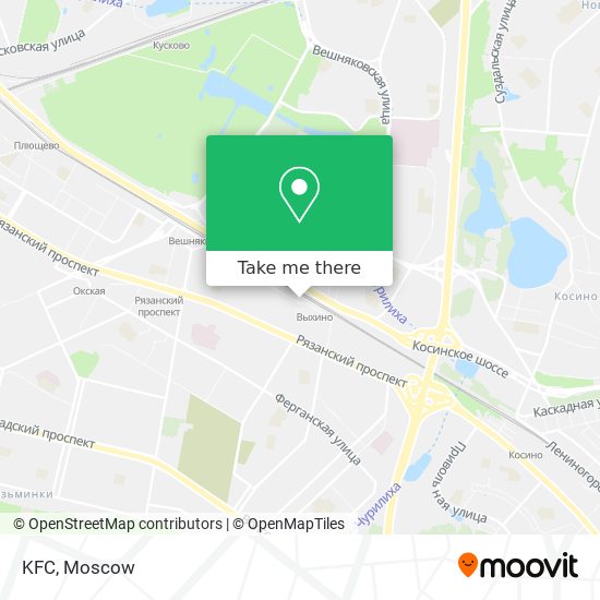 KFC map