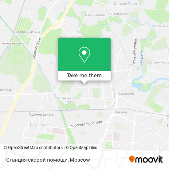 Станция скорой помощи map