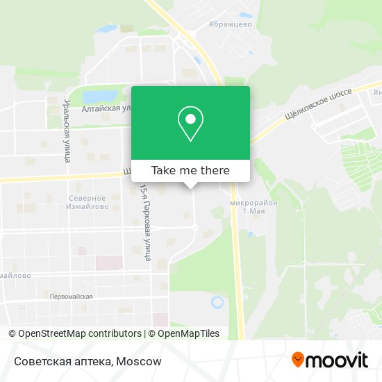 Советская аптека map