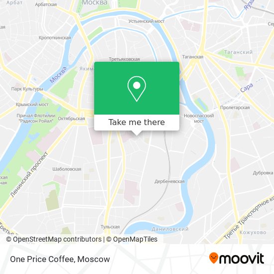 One Price Coffee map