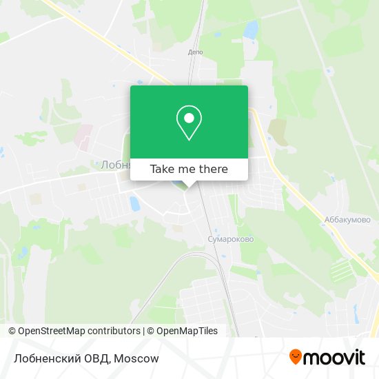 Лобненский ОВД map