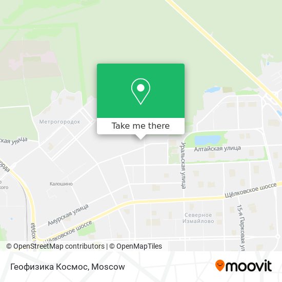 Геофизика Космос map