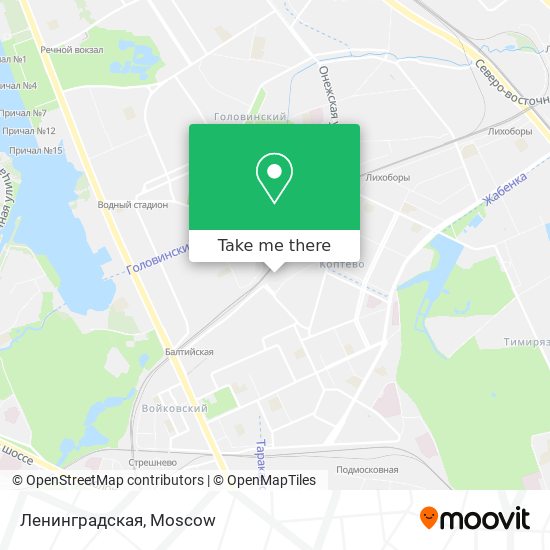 Ленинградская map