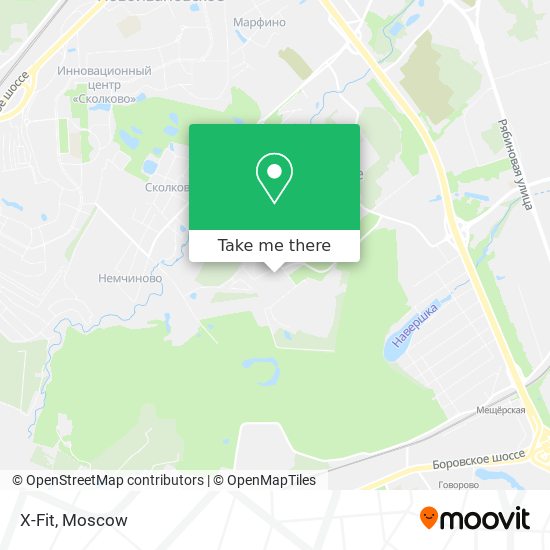 X-Fit map