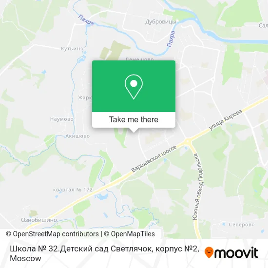 Школа № 32.Детский сад Светлячок, корпус №2 map