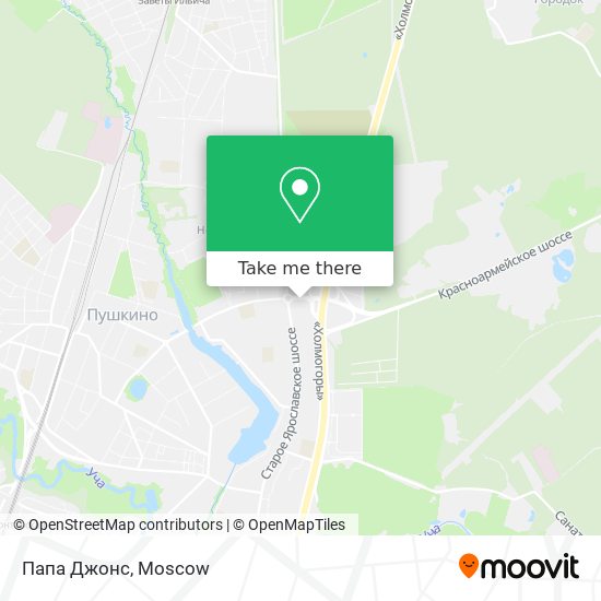 Папа Джонс map