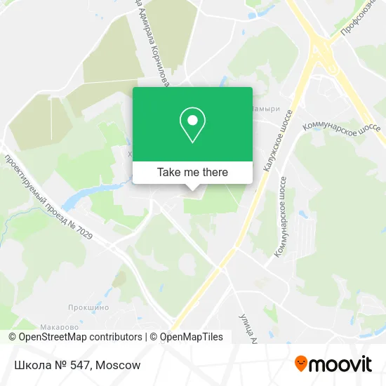 Школа № 547 map