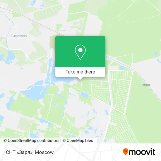 СНТ «Заря» map