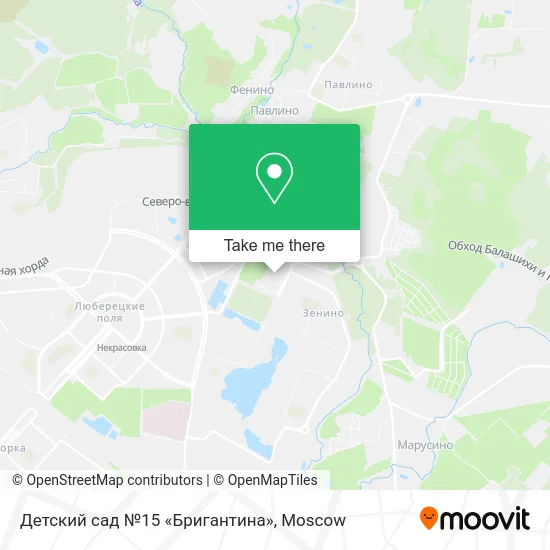 Детский сад №15 «Бригантина» map