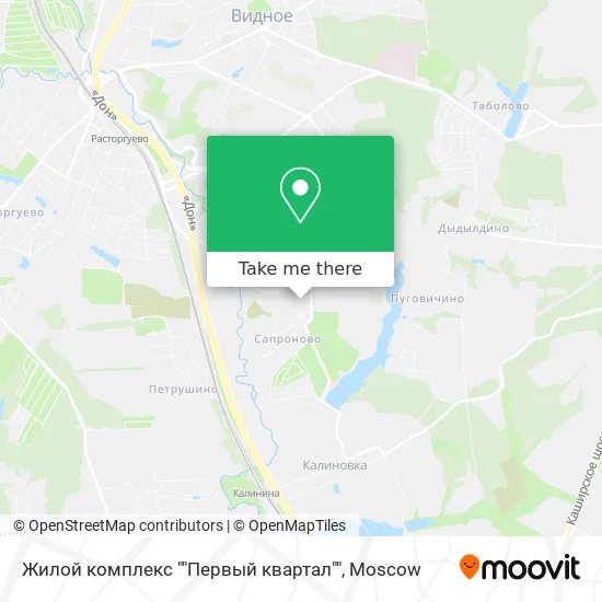 Жилой комплекс ""Первый квартал"" map