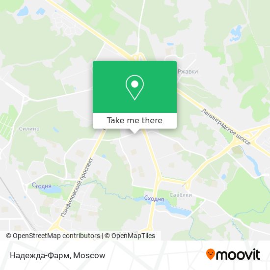 Надежда-Фарм map