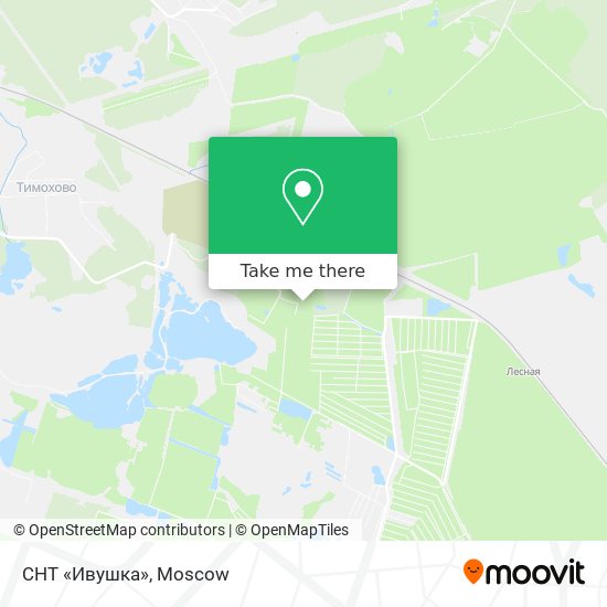 СНТ «Ивушка» map