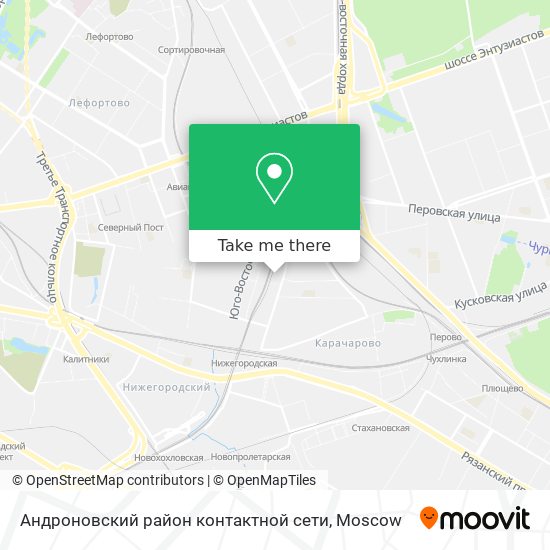 Андроновский район контактной сети map