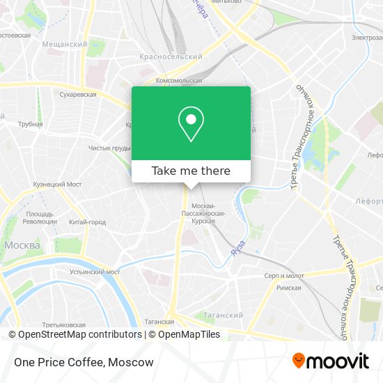 One Price Coffee map