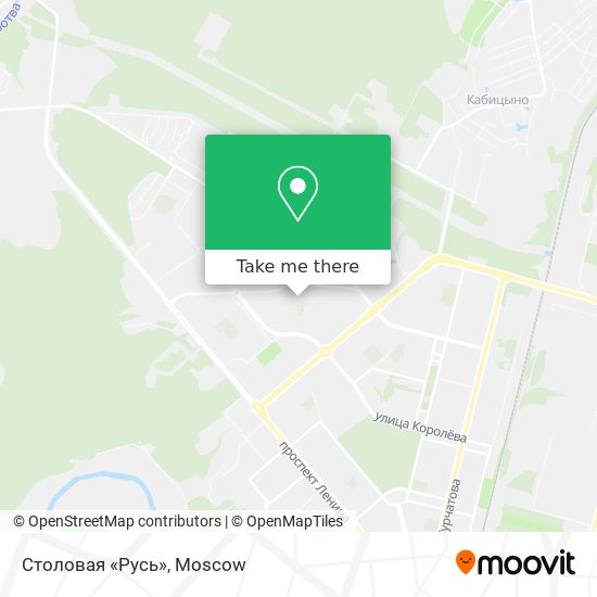 Столовая «Русь» map