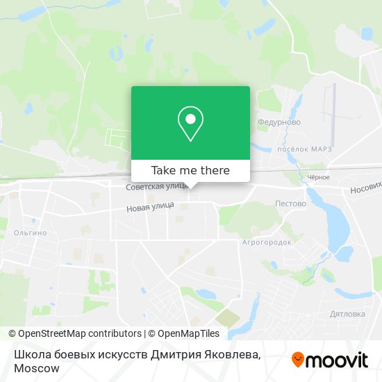 Школа боевых искусств Дмитрия Яковлева map