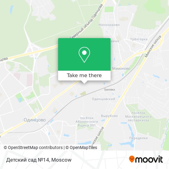 Детский сад №14 map