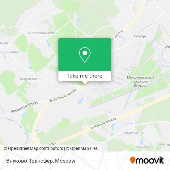 Внуково-Трансфер map