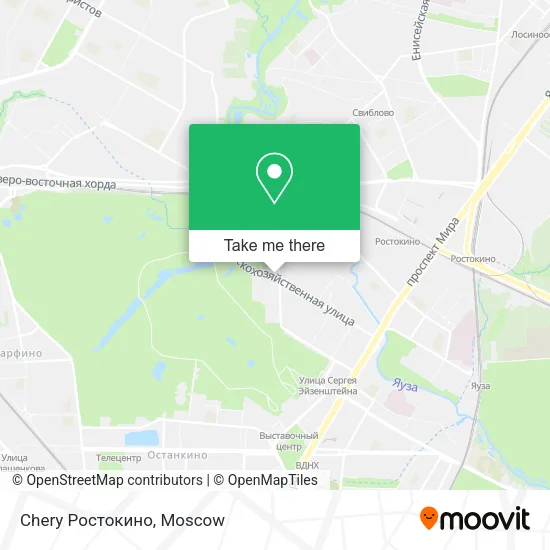 Chery Ростокино map