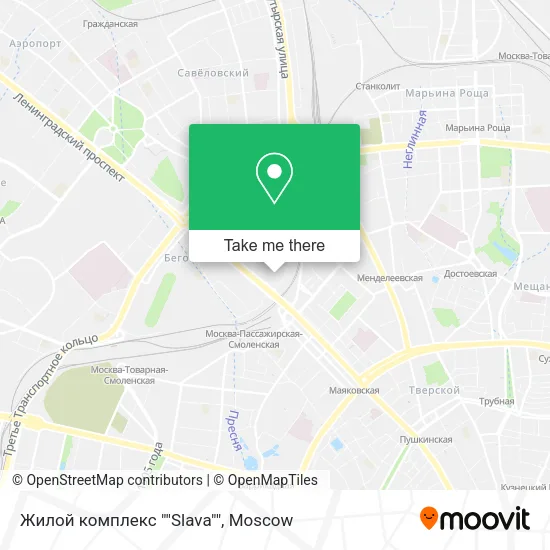 Жилой комплекс ""Slava"" map