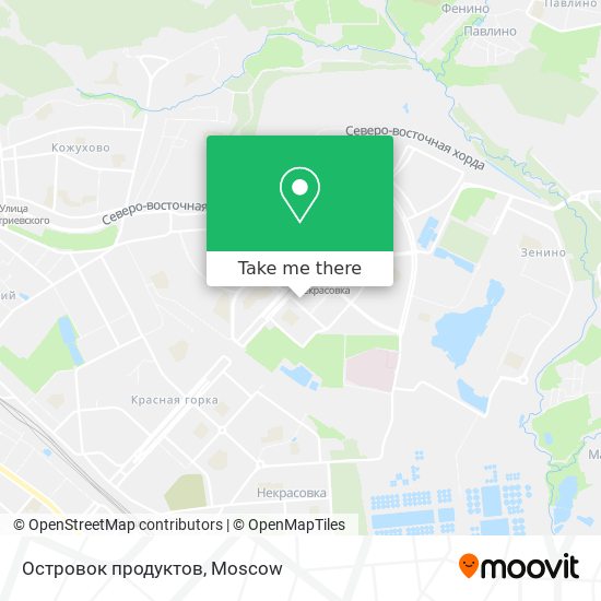 Островок продуктов map